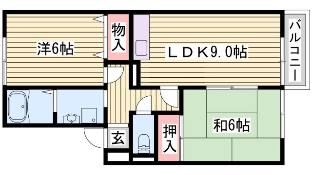 グランドール谷田川の間取り