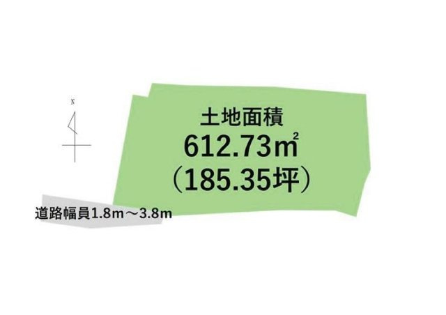 常滑市住吉町１丁目　売り土地の土地図