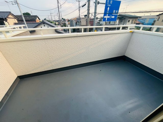 【いろどりアイタウン】栃木市藤岡町藤岡22-P4　全4邸のバルコニー|〇１号棟　バルコニー〇
開放的なバルコニー♪
2026年7月撮影
