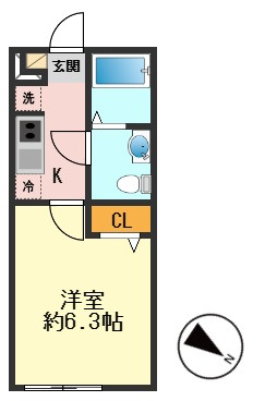 MUTE MINAMIKOIWAの間取り