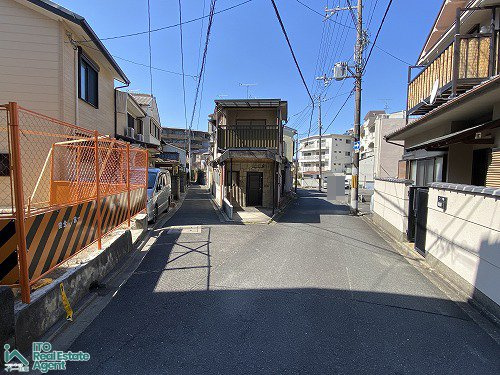 粟田口鳥居町　中古戸建の前面道路含む現地写真
