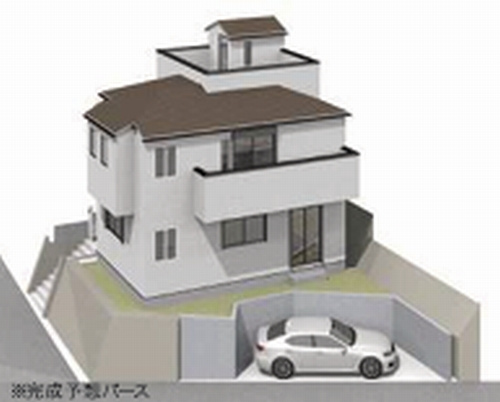 【外観パース】 | 相模原市緑区下九沢　新築一戸建て | 相模原市緑区下九沢　新築一戸建て