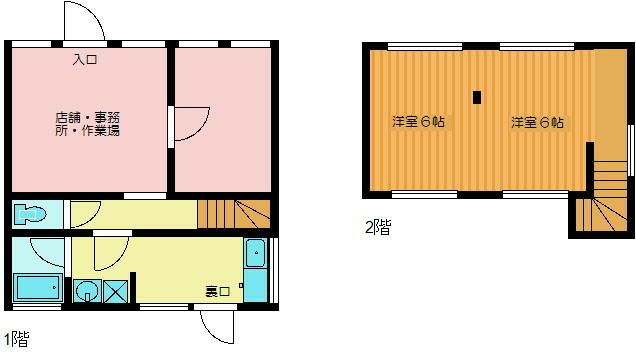 印旛郡酒々井町東酒々井１丁目の店舗事務所の間取り