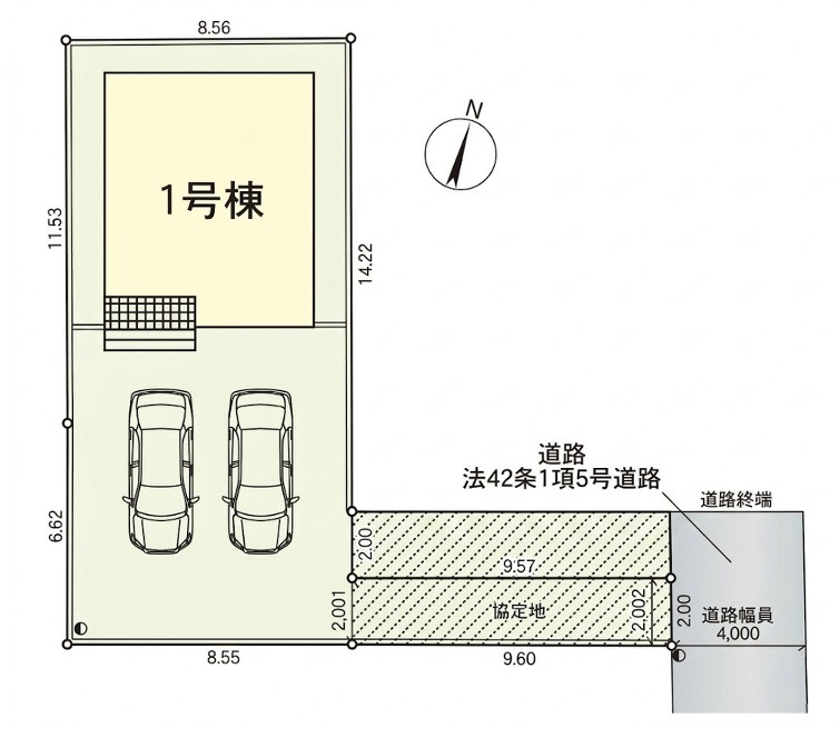 [新築住宅] さいたま市大宮区三橋 第27 全1棟の区画図