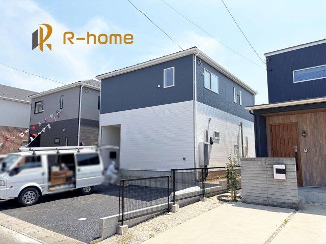 石岡市東光台第4　新築戸建て　1号棟の外観パース|近隣の同仕様完成物件をご見学いただけます♪