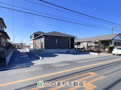 【前面道路含む現地写真】 | CRADLEGARDEN筑西市井上第1　1号棟