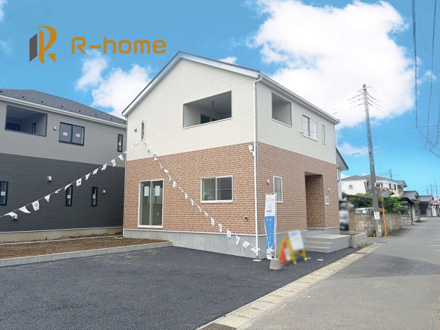 石岡市東光台第4　新築戸建て　3号棟の外観|建物完成いたしました！ご予約で『平日』や『夕方』などでもご見学可能です！