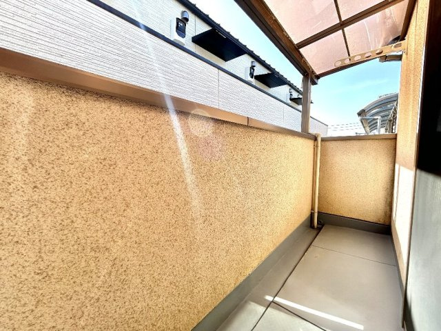 練馬区中村南３丁目　中古一戸建　西武新宿線　鷺ノ宮のバルコニー|南向きのバルコニーでございます。