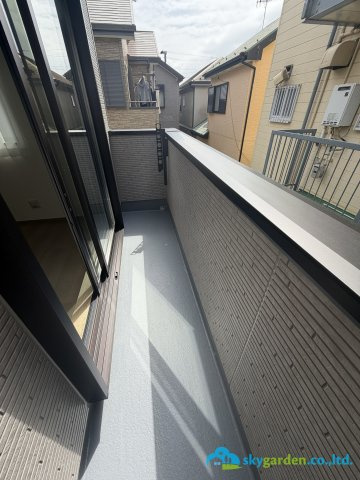 平塚市田村8丁目　新築分譲住宅　全3棟C号棟　のバルコニー