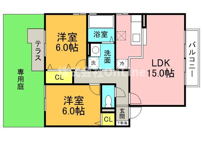 【間取り】 | リビングタウン加美北C棟