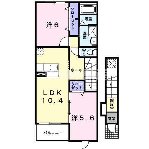 グランシャリオⅡの間取り