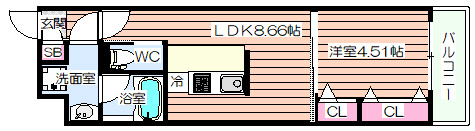 【間取り】 | ガレリア加島