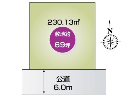 妻沼東4丁目　区画図
