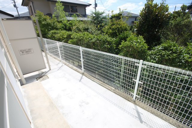 シャンテ中山のバルコニー