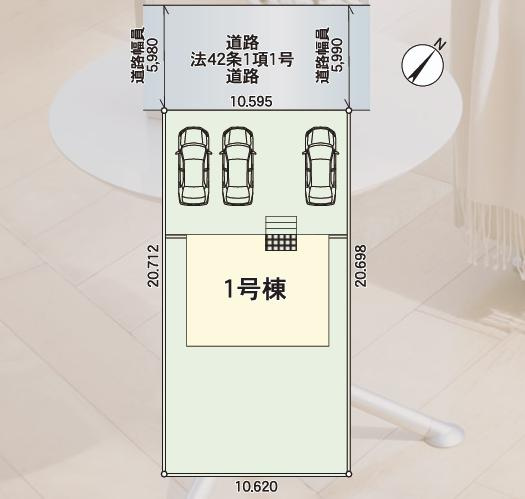 大洗町五反田第2　新築戸建の区画図