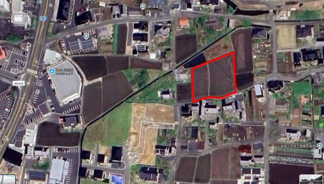 津山市河辺　売土地　618坪の地図