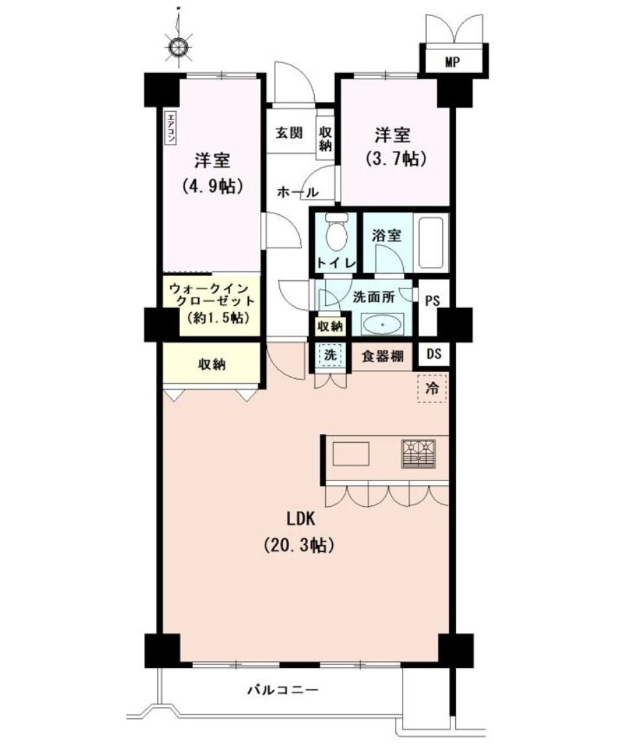 ★仲介手数料半額★第二白金ハウス（室内フルリノベーション済み）