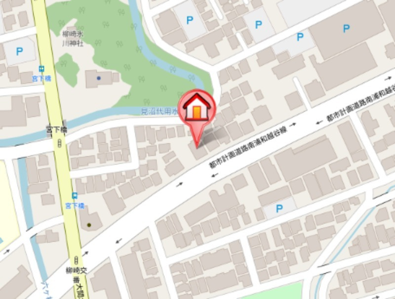 リベルテ東浦和の地図