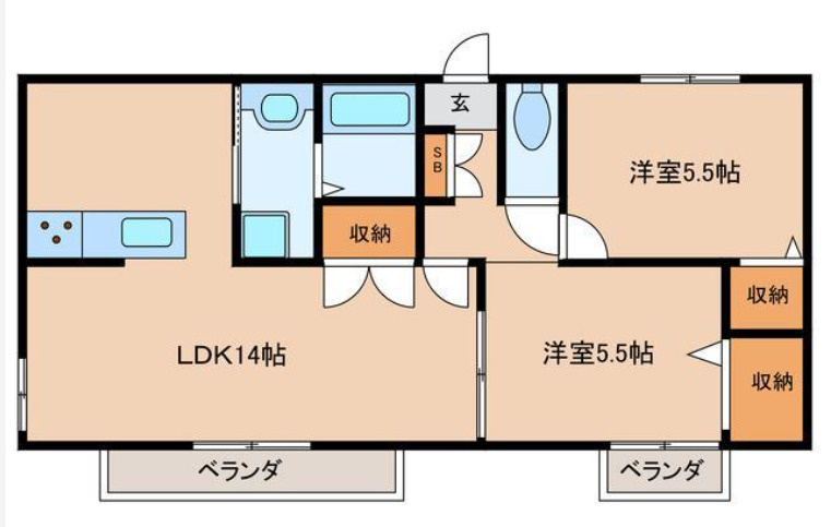 ブランドールの間取り