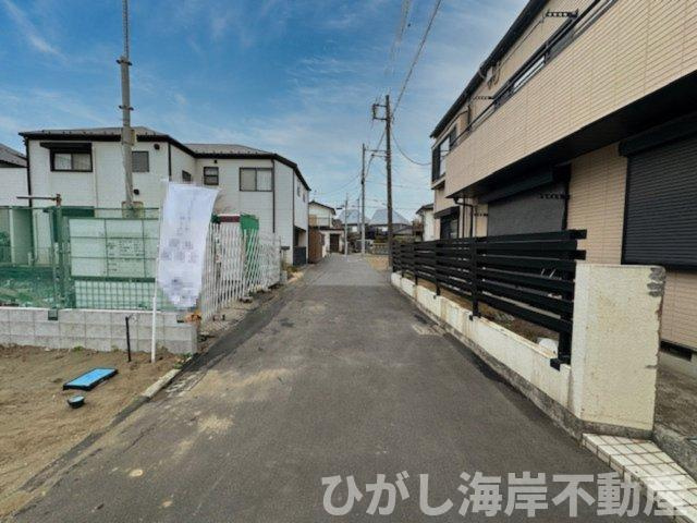 売地　茅ヶ崎市旭が丘の前面道路含む現地写真|現地外観