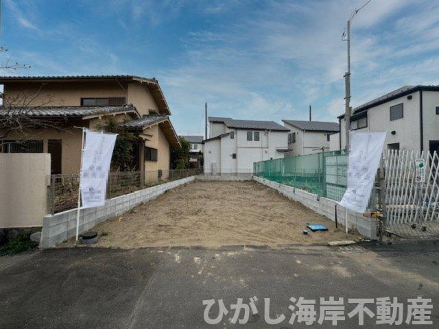 売地　茅ヶ崎市旭が丘の前面道路含む現地写真|現地外観