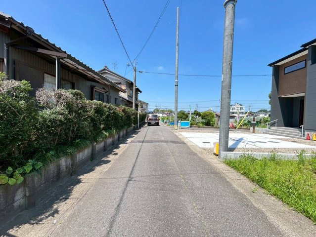 リーブルガーデン　一宮市浅井町河田　全1区画分譲の前面道路含む現地写真|■前面道路1　■ヤマダ不動産　株式会社リライフ　
■夢のマイホーム購入をフルサポートします！