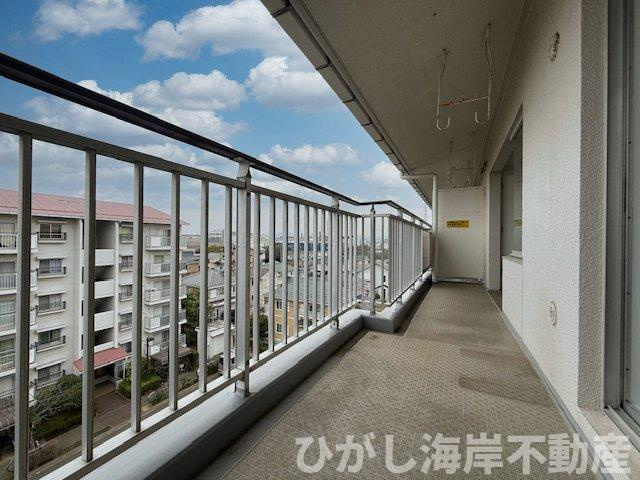 サニータウン茅ヶ崎５号棟のバルコニー|南側バルコニー