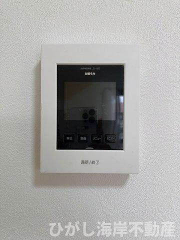 サニータウン茅ヶ崎５号棟のセキュリティ|R6年　新規リフォーム完了！　TVモニター付きインターフォン