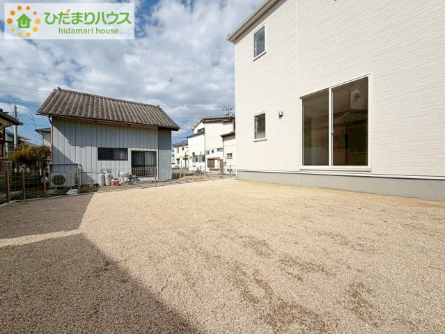 いわき市小名浜花畑町第4　新築戸建　1号棟の庭|小学校が近く、お子様の通学も安心ですね☆彡