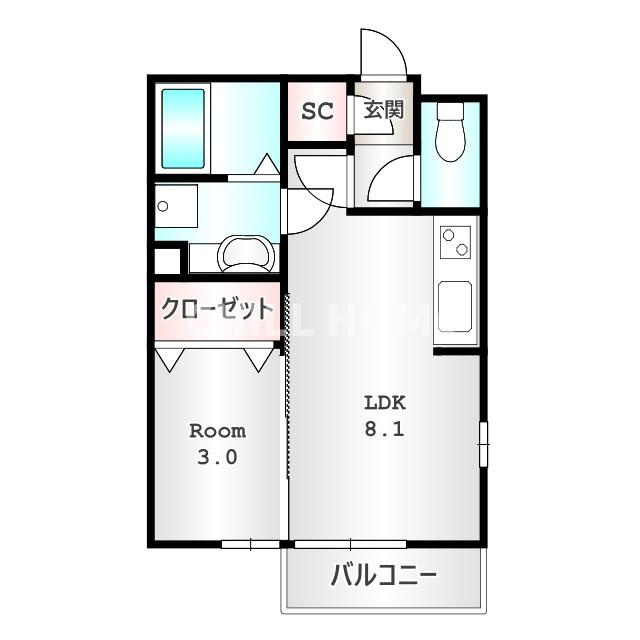 シャトレグランの間取り|当社、チルホームのHPもご覧ください(^^)/物件情報多数♪