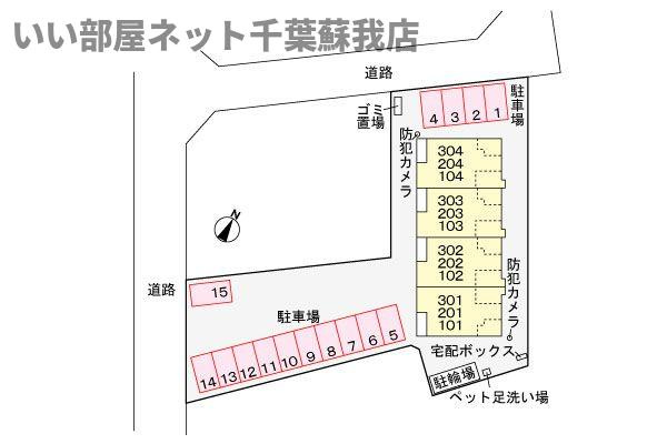 ルーセントⅢの区画図