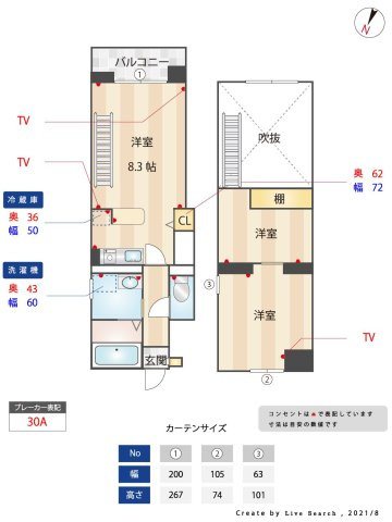 ラ・クラッセ竹下の間取り