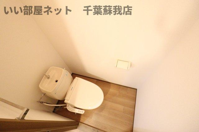 エクレール五井西CDEのトイレ|落ち着いたトイレです