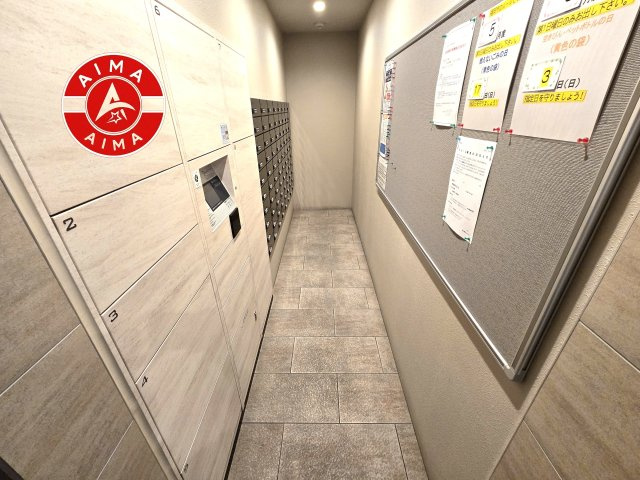 モントーレ東比恵クレアの設備|宅配BOXと郵便ポストです。