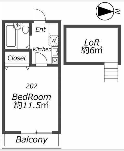 シャレー東大宮の間取り