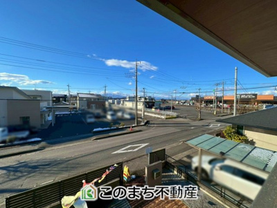 【展望】 | さくら市卯の里中古戸建 | 前面道路が広いので、陽当り・解放感◎になっております！
