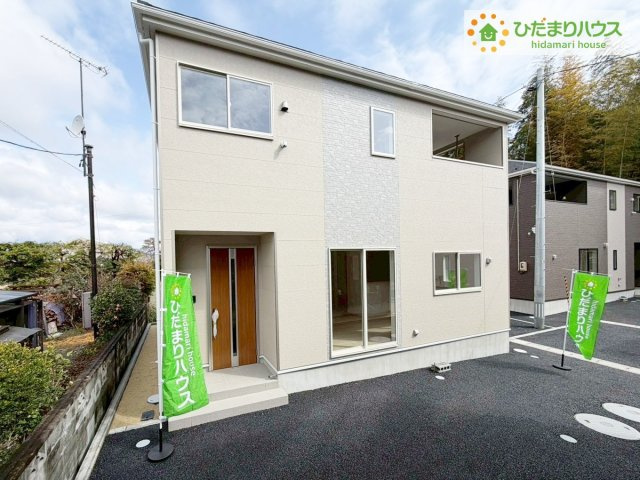 いわき市錦町第32　新築戸建　2号棟の外観|スタイリッシュな外観です(^^)/