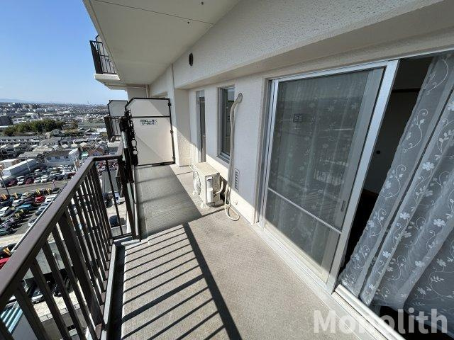 マイシティ泉北B棟のバルコニー