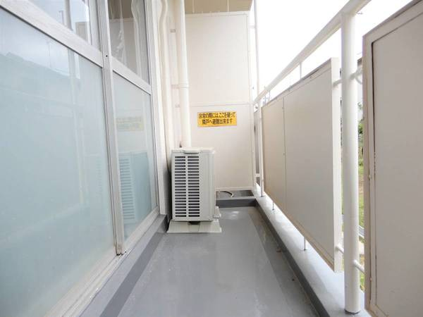 ビレッジハウス十王堂2号棟のバルコニー|ビレッジハウスの同一物件・同一タイプの間取りの写真です