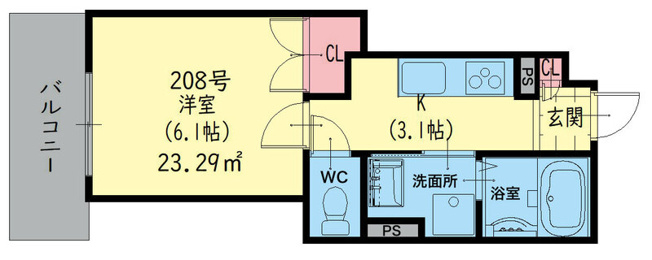 【間取り】 | クリエオーレ小若江