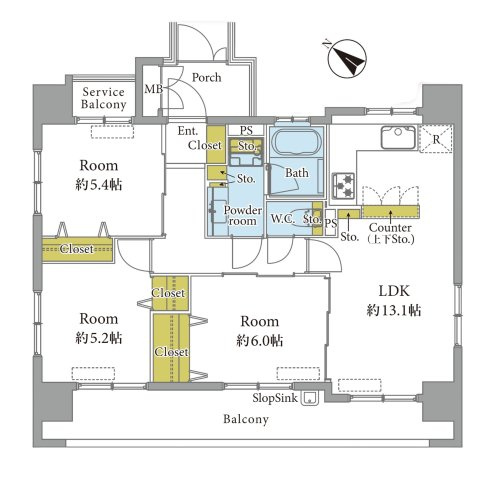 リファレンス天神南の間取り|間取り