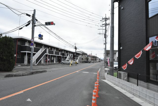 行田市深水町　分譲住宅　全４棟の前面道路含む現地写真
