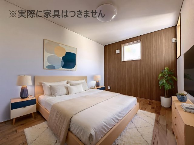 【エコnaホーム】　郡山市横塚6丁目　芳賀小・第四中の洋室|シンプルなので色々なテイストのインテリアも合いそうですね！