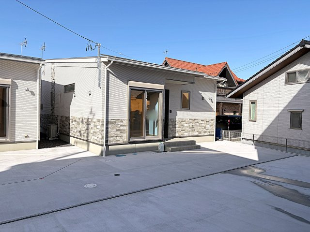 【エコnaホーム】　郡山市横塚6丁目　芳賀小・第四中の外観|小学校まで徒歩5分、中学校まで徒歩9分のお子様の通学に便利な立地です！