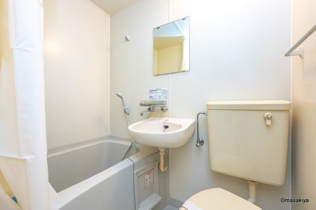 ソレイユ長野の浴室