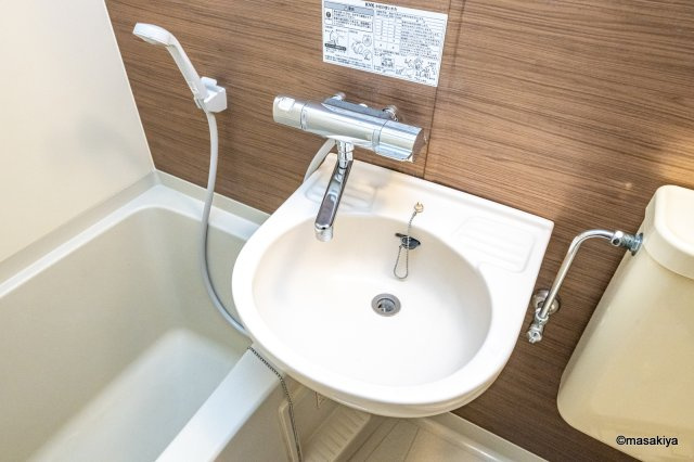 ソレイユ長野の洗面所