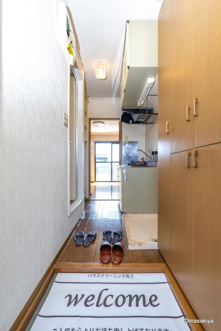 ソレイユ長野の玄関