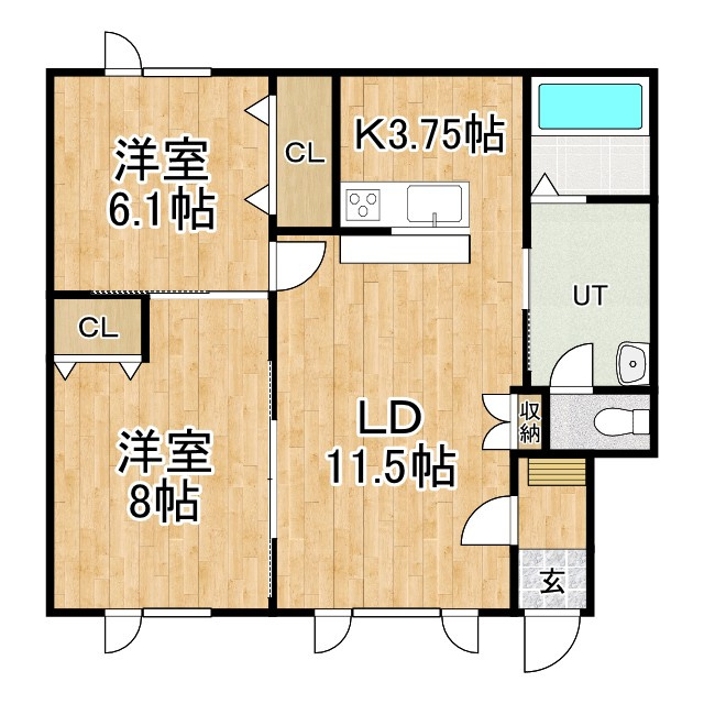 プランドールの間取り