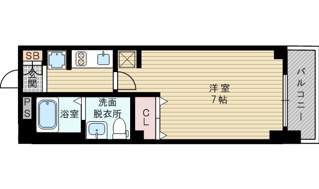 【間取り】 | エステムコート新大阪Ⅹザ・ゲート | 間取りです