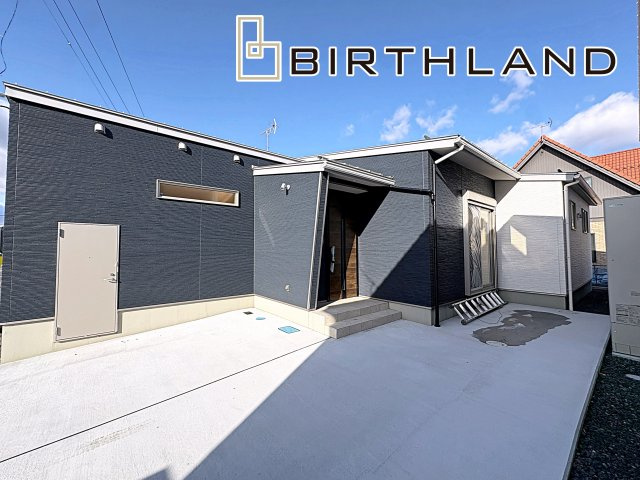 【エコnaホーム】　郡山市横塚6丁目　芳賀小・第四中の外観|〈平屋建て住宅〉間もなく完成いたします！現地ご案内可能！平日、土日お気軽にお問い合わせください♪